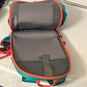 The North Face Turquoise and Orange Backpack - Surge II Transit The North Face surge 2 transit backpack | eBay main image 2